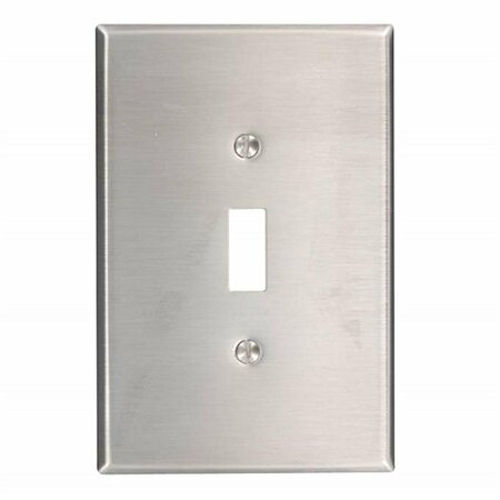 EZGENERATION 5.25 x 3.5 in. Oversized Stainless Steel Single-Gang 1-Toggle Wall Plate EZ738320